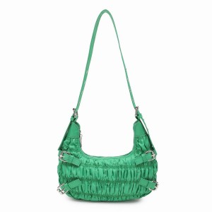 Women's Núnoo Alaska Recycled Nylon Shoulder Bags Green | WCT6069GM