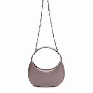 Women's Núnoo Annabel New Zealand Clutch Bags Grey Brown | OPG6484PC