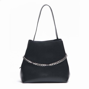 Women's Núnoo Chiara Florence Tote Bags Black | HKY7746TB