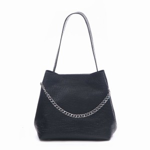 Women's Núnoo Chiara New Zealand Tote Bags Black | LTD5831EN