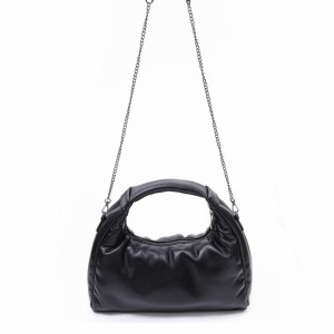 Women's Núnoo Dandy Puffed Sheep Shoulder Bags Black | MGU7375YN