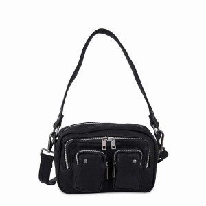 Women's Núnoo Ellie Urban Crossbody Bags Black | HUP2147JT