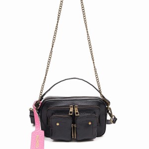 Women's Núnoo Helena Eyelet Florence Small Bags Black | ILV3129LH