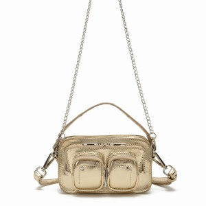 Women's Núnoo Helena Recycled Cool Small Bags Gold | YFQ5477HA