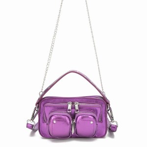 Women's Núnoo Helena Recycled Cool Small Bags Purple | ERE2186WB