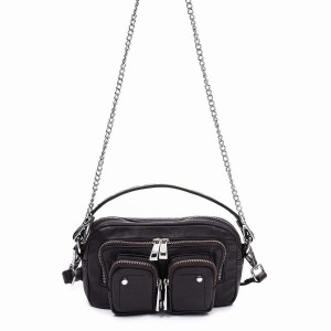 Women's Núnoo Helena Sheep Small Bags Brown | MOE7812ZD