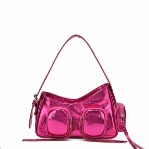 Women's Núnoo Jennifer Pocket Recycled Cool Shoulder Bags Pink | ARP333LY