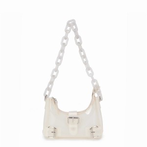 Women's Núnoo Palma Moon Small Bags White | QPF859GW