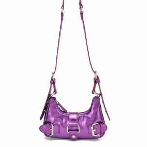 Women's Núnoo Palma Recycled Cool Shoulder Bags Purple | QJE2667FN