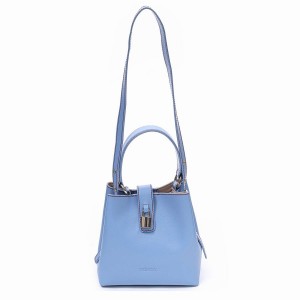 Women's Núnoo Small Chiara Florence Shoulder Bags Light Blue | MBC687UF