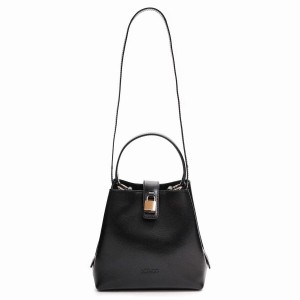 Women's Núnoo Small Chiara Florence Shoulder Bags Black | GYI6857KT