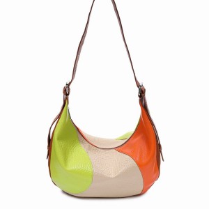 Women's Núnoo Stella New Zealand Susmie Shoulder Bags Beige Orange Yellow | RZI52YO