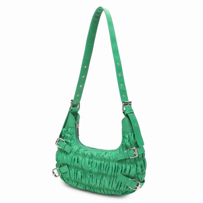 Women's Núnoo Alaska Recycled Nylon Shoulder Bags Green | WCT6069GM