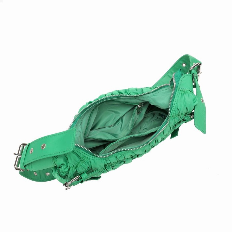 Women's Núnoo Alaska Recycled Nylon Shoulder Bags Green | WCT6069GM