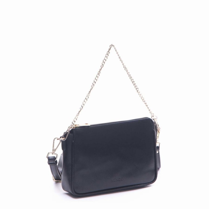 Women's Núnoo Cami Florence Shoulder Bags Black | HRD4260LJ