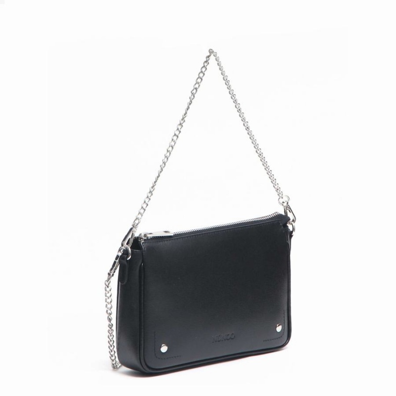 Women's Núnoo Cami Florence Shoulder Bags Black | AJS6587HU