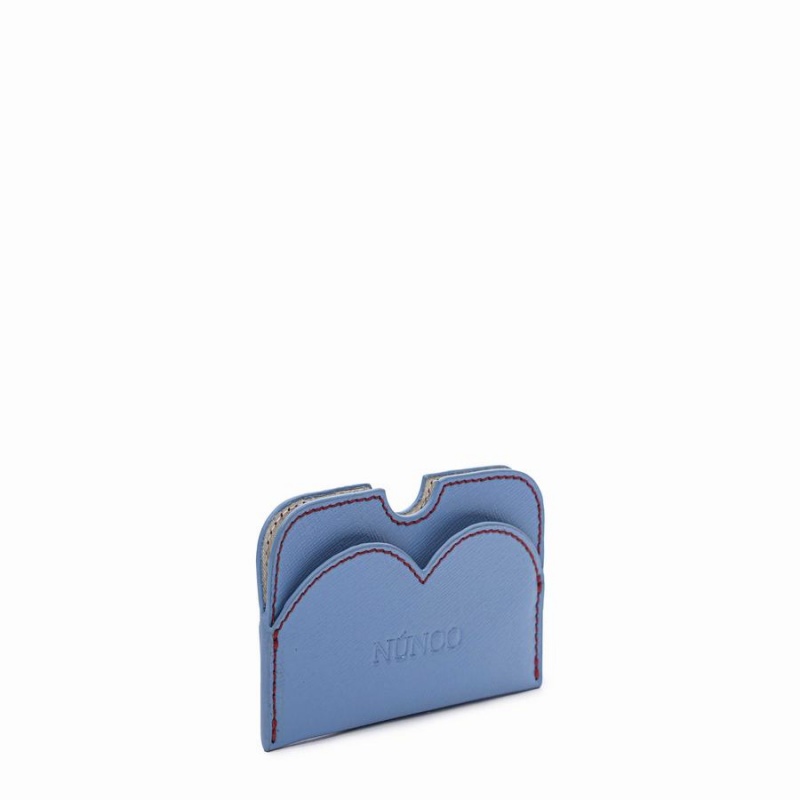 Women's Núnoo Carla Heart Florence Wallets Light Blue | KZK9584LK