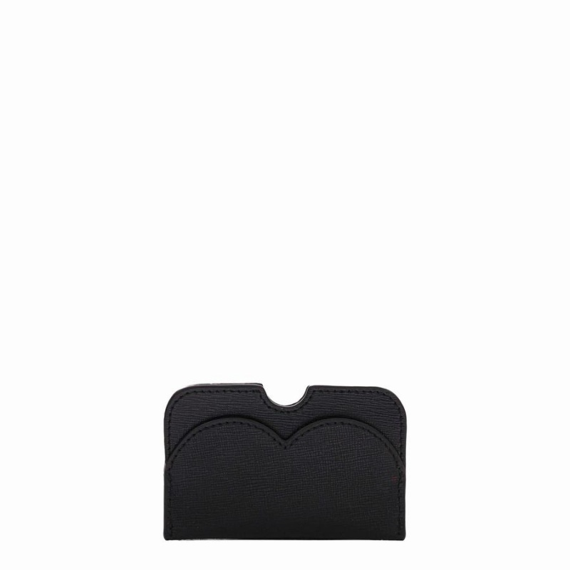 Women's Núnoo Carla Heart Florence Wallets Black | NUY1745VP