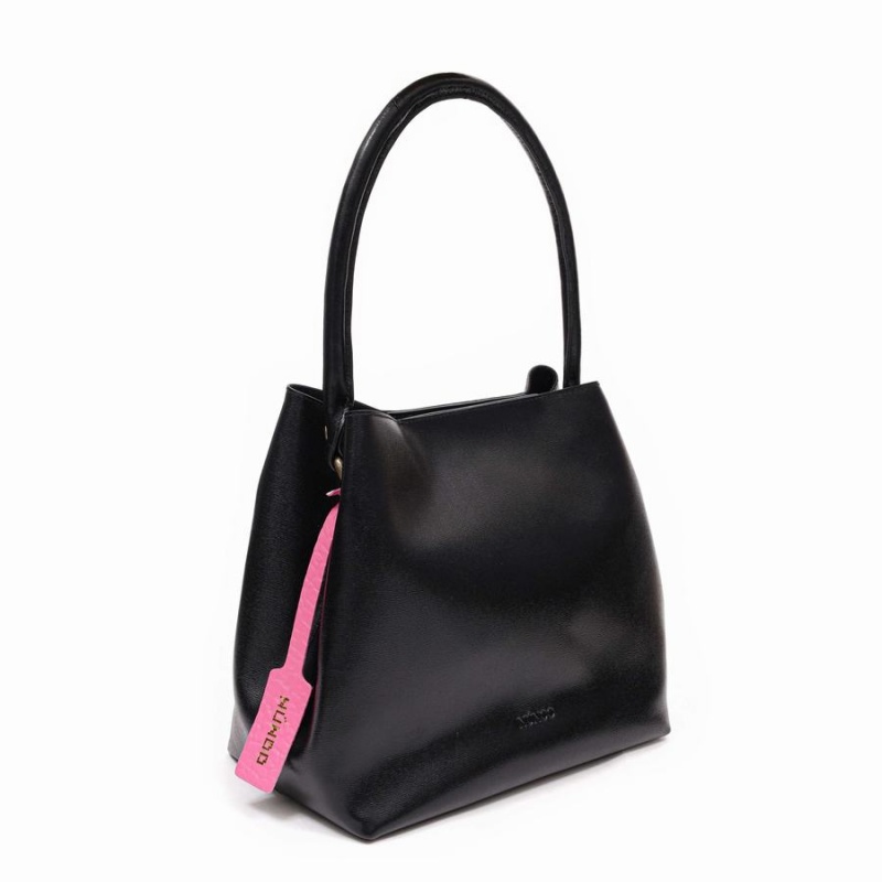 Women's Núnoo Chiara Rope Florence Tote Bags Black | SAG9086TU