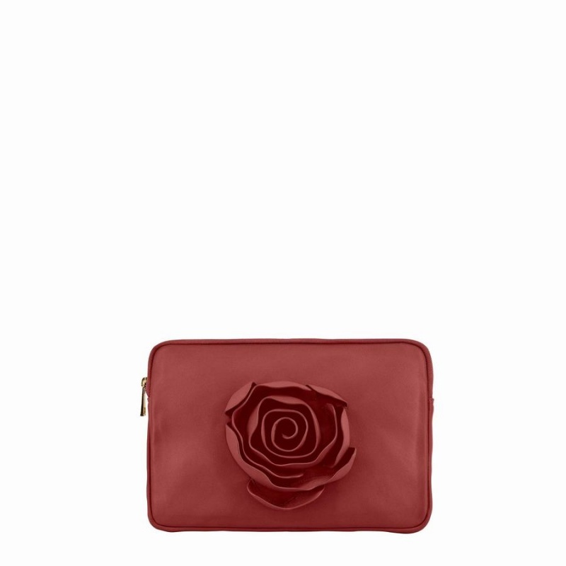 Women\'s Núnoo Clutch Rose Cozy Bags Pink Brown | XXY7885GI