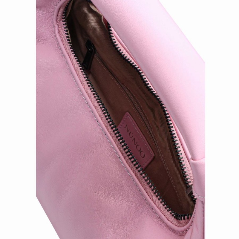 Women's Núnoo Dandy Puffed Sheep Shoulder Bags Pink | EUG8222XC