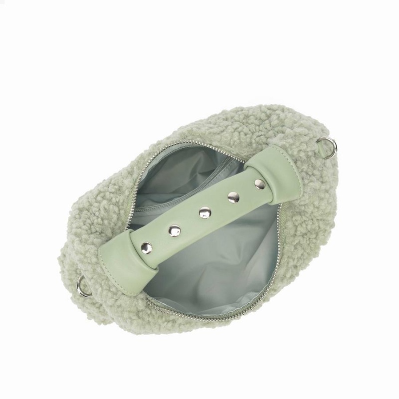 Women's Núnoo Dandy Teddy Shoulder Bags Light Green | NCQ8675PW