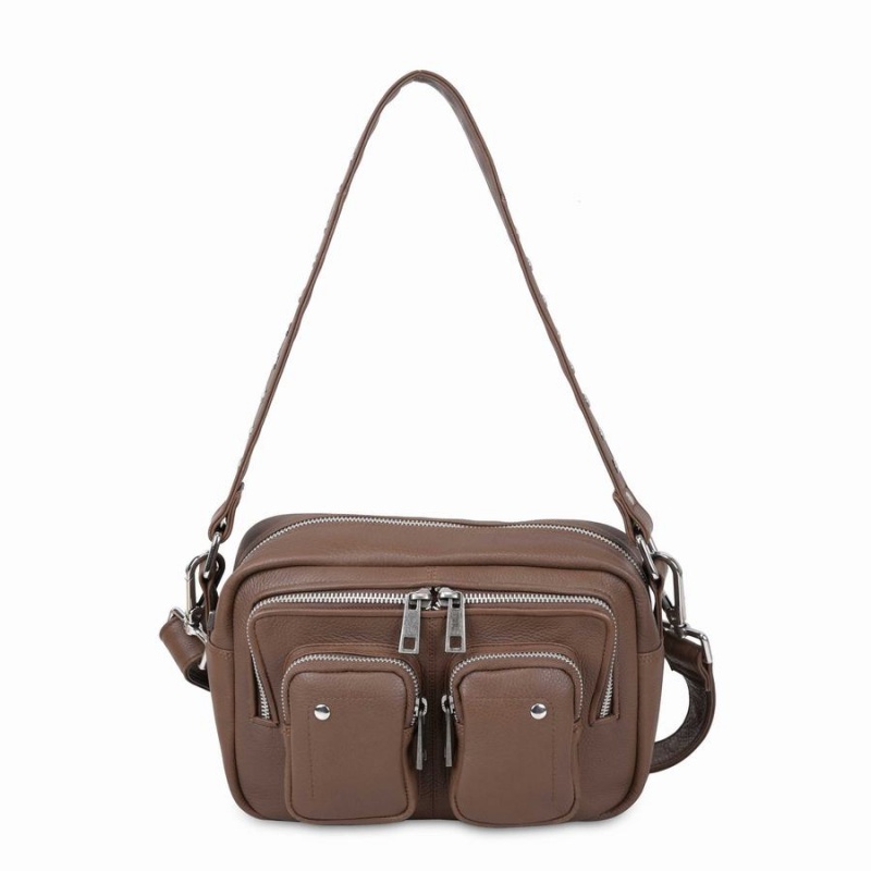 Women\'s Núnoo Ellie Air Shoulder Bags Brown | YIE5435PX