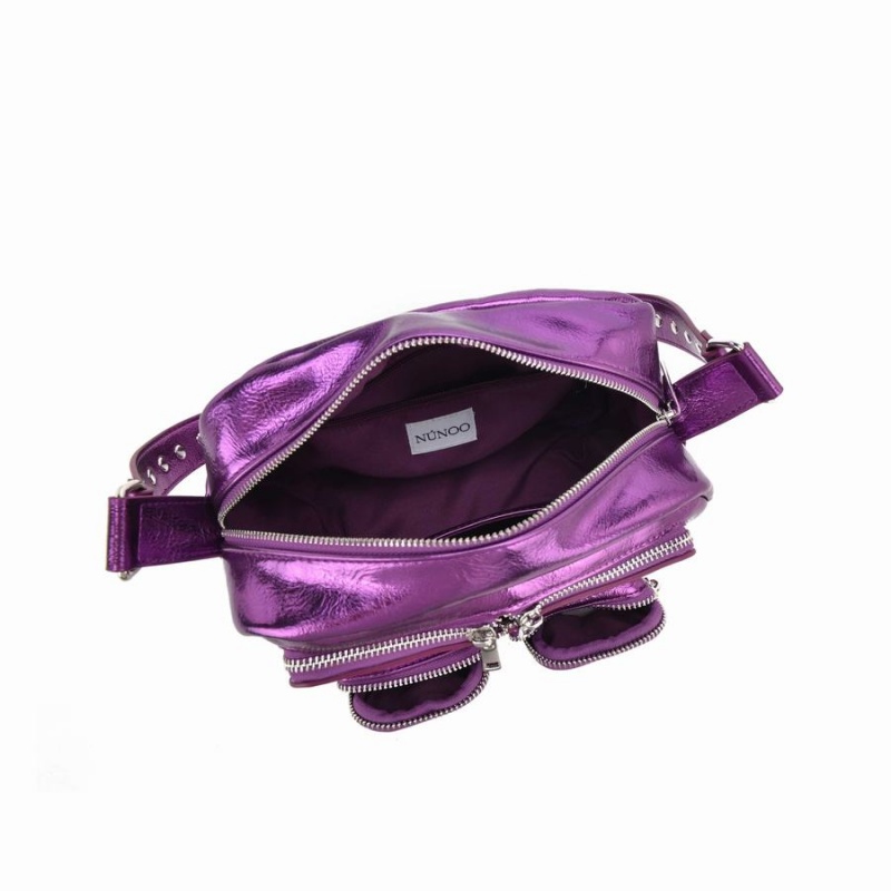 Women's Núnoo Ellie Recycled Cool Crossbody Bags Purple | PCX879KF