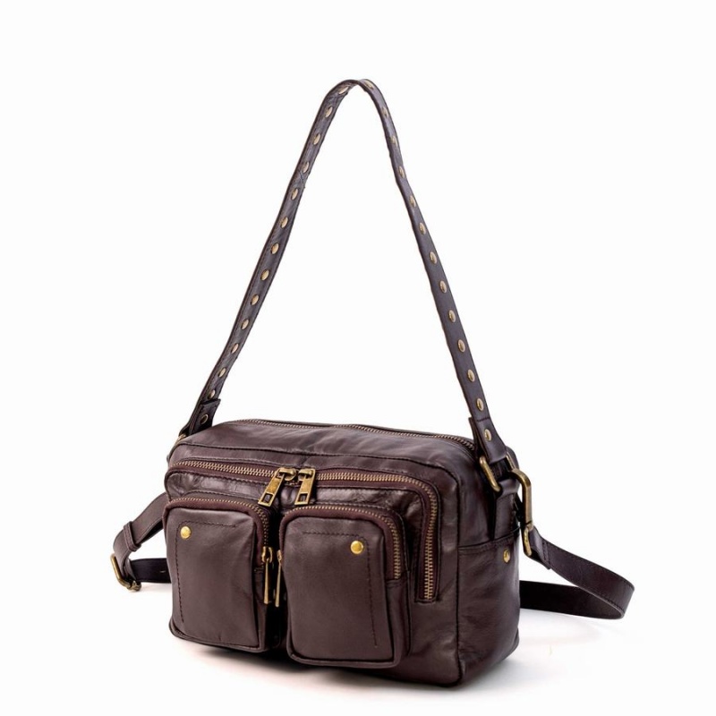 Women's Núnoo Ellie Sheep Shoulder Bags Brown | DMN6537AX