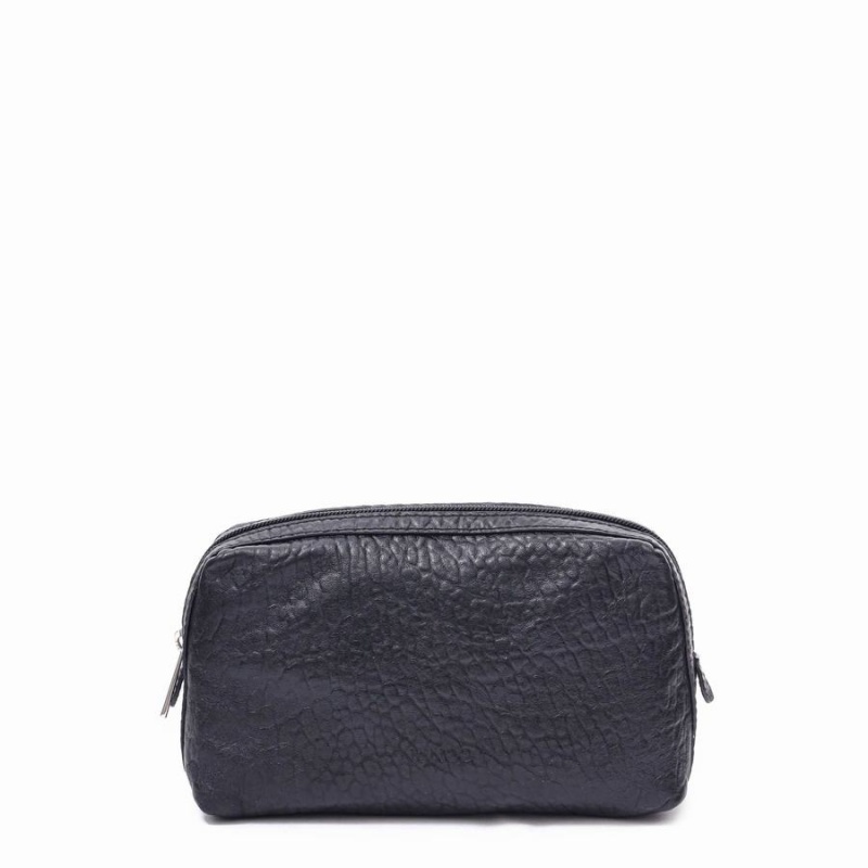 Women\'s Núnoo Eva New Zealand Makeup Bag Black | PYB7457NN