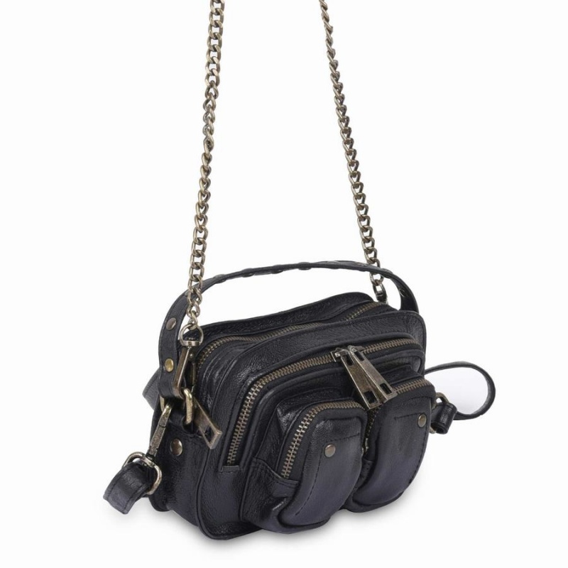 Women's Núnoo Helena Air 1 Small Bags Black | DKF4588IS