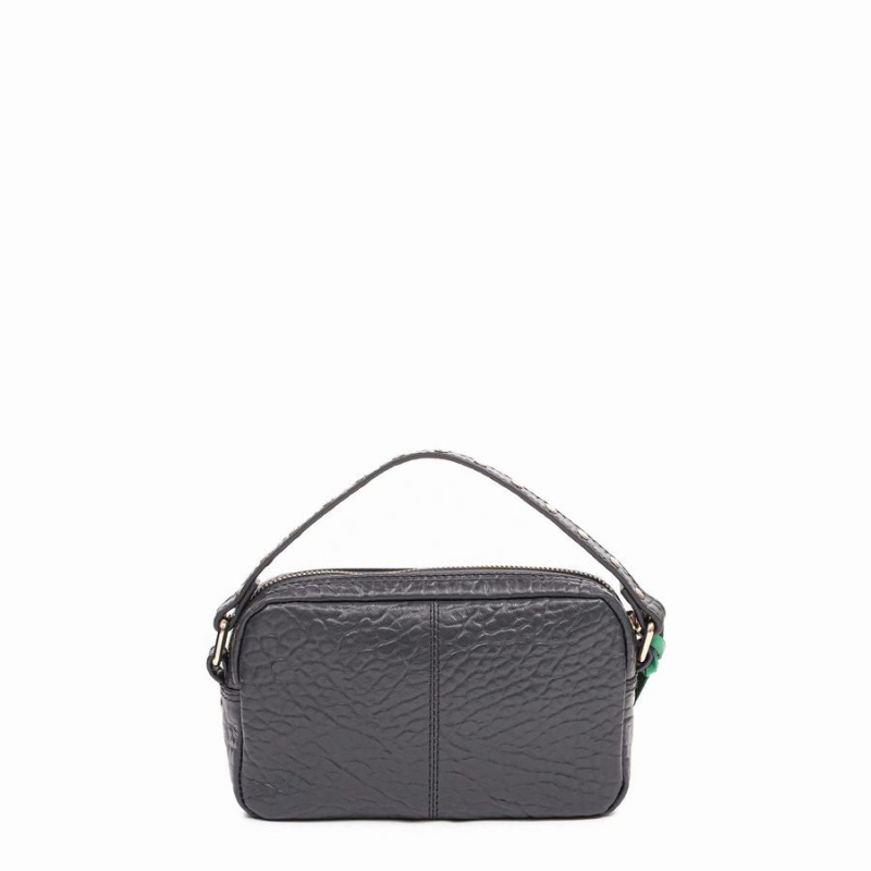 Women's Núnoo Helena Buckle New Zealand Shoulder Bags Dark Grey | NZB4957SR