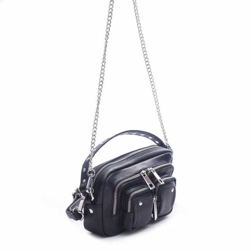 Women's Núnoo Helena Club Small Bags Black | TMU16100DR