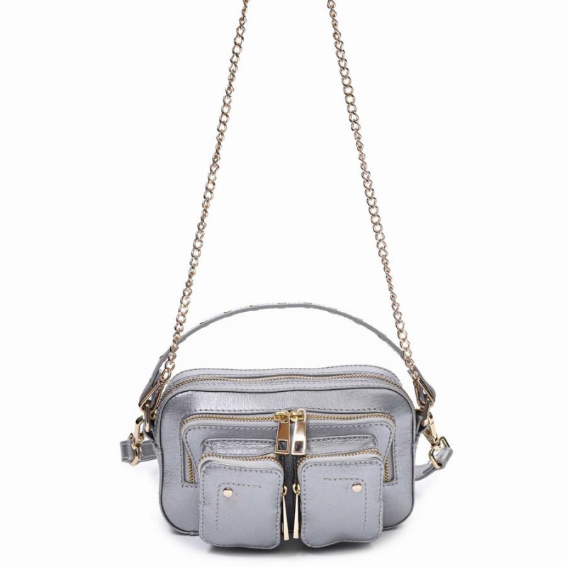 Women\'s Núnoo Helena Florence Shoulder Bags Silver | GQV5415QH