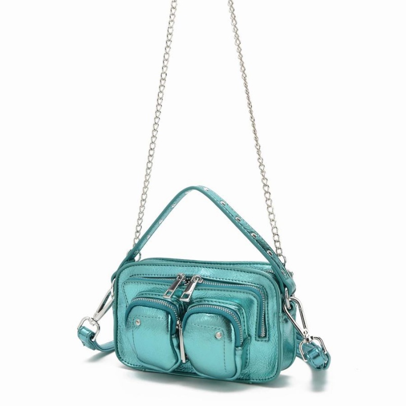 Women's Núnoo Helena Recycled Cool Small Bags Light Blue | TTX9477LB