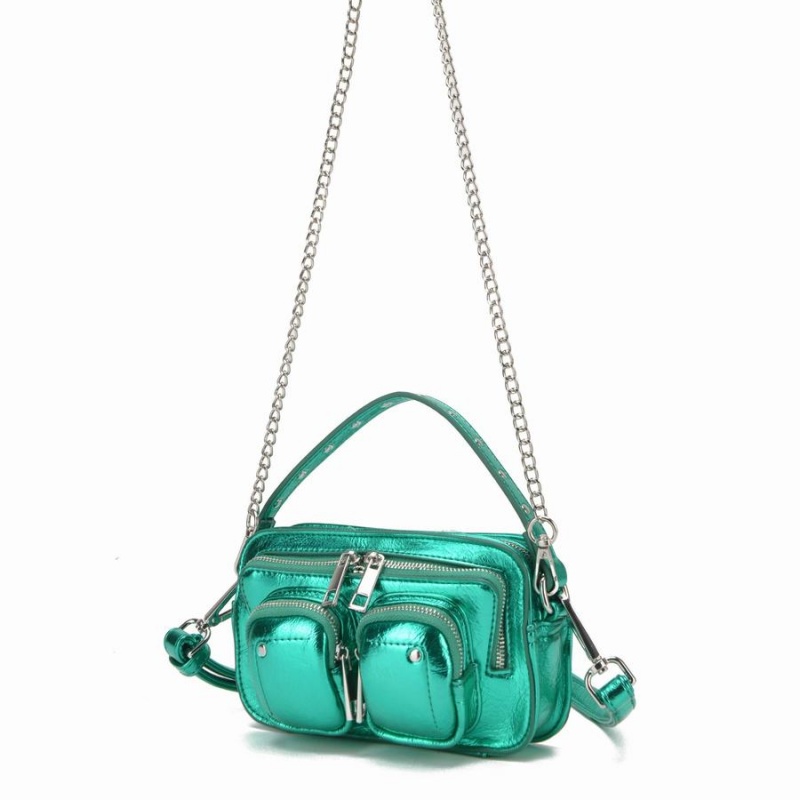 Women's Núnoo Helena Recycled Cool Small Bags Green | FTO2255IX