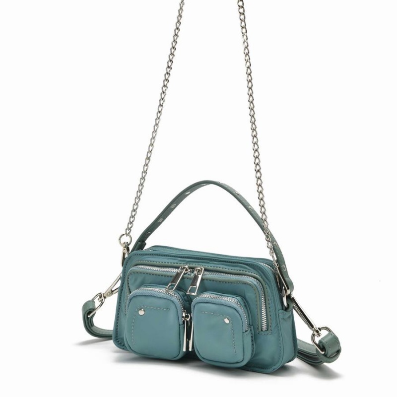 Women's Núnoo Helena Recycled Nylon Small Bags Blue | AAE6380PI