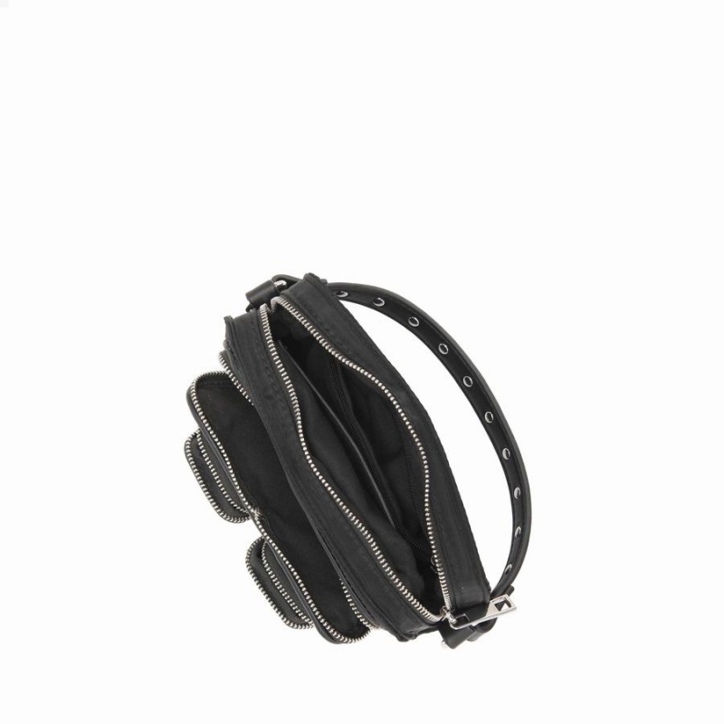 Women's Núnoo Helena Recycled Nylon Small Bags Black | KFT5246EY