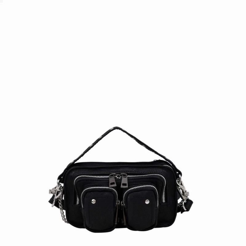 Women\'s Núnoo Helena Urban Crossbody Bags Black | MDX2397JW