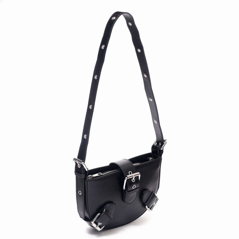 Women's Núnoo Nova Florence Shoulder Bags Black | ZKI355OG