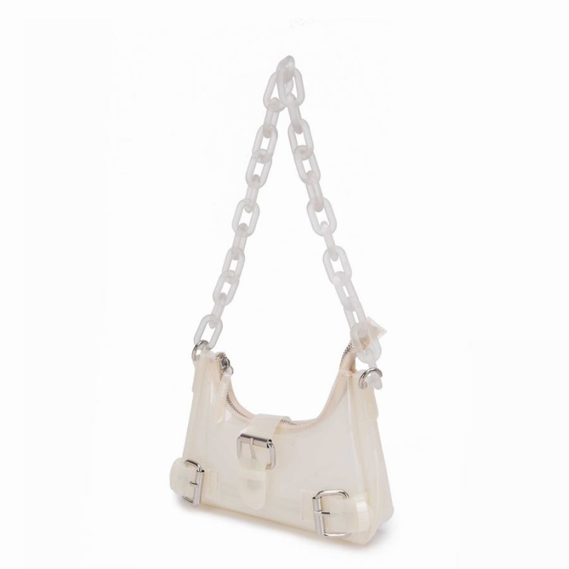 Women's Núnoo Palma Moon Small Bags White | QPF859GW