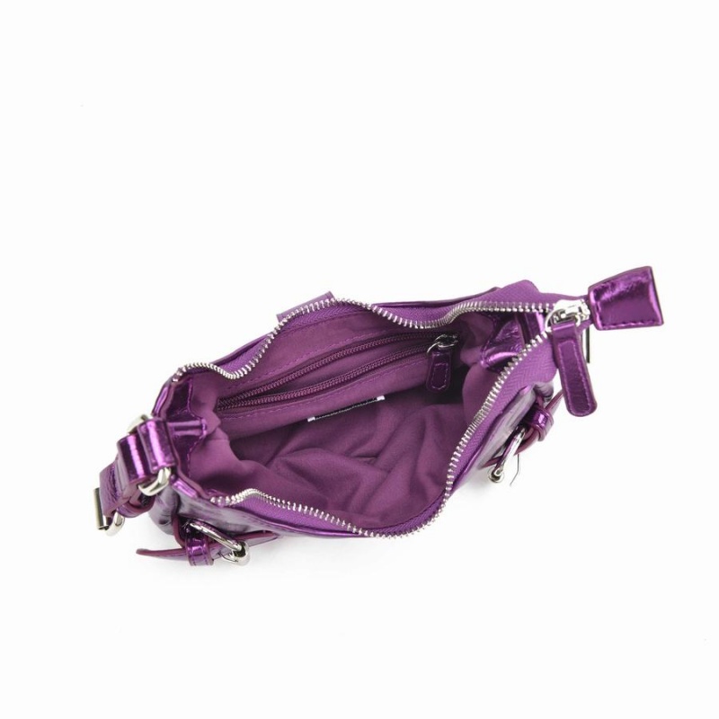 Women's Núnoo Palma Recycled Cool Shoulder Bags Purple | QJE2667FN