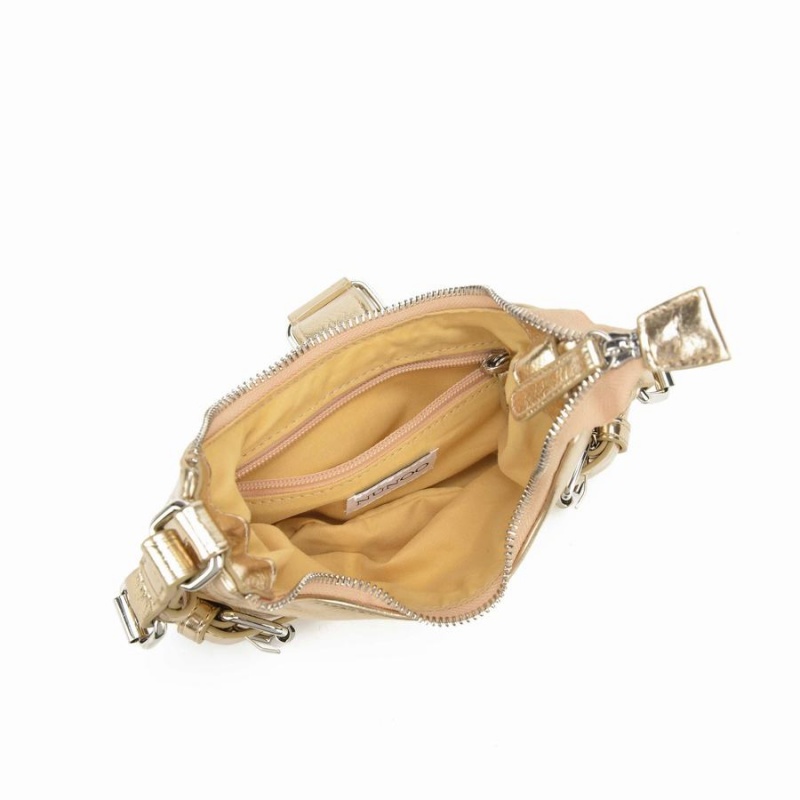 Women's Núnoo Palma Recycled Cool Shoulder Bags Gold | TOY4512YV