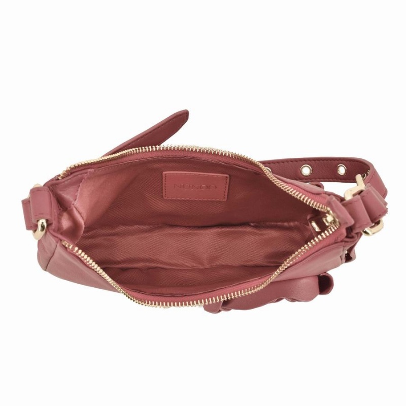 Women's Núnoo Palma Rose Cozy Shoulder Bags Pink Brown | XYF8121PM