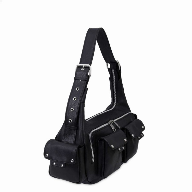 Women's Núnoo Sally Air 1 Shoulder Bags Black | VSC1458KV