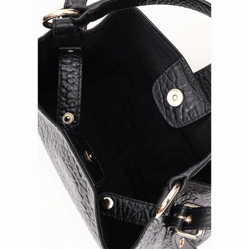 Women's Núnoo Small Chiara New Zealand Shoulder Bags Black | JSG2121AP