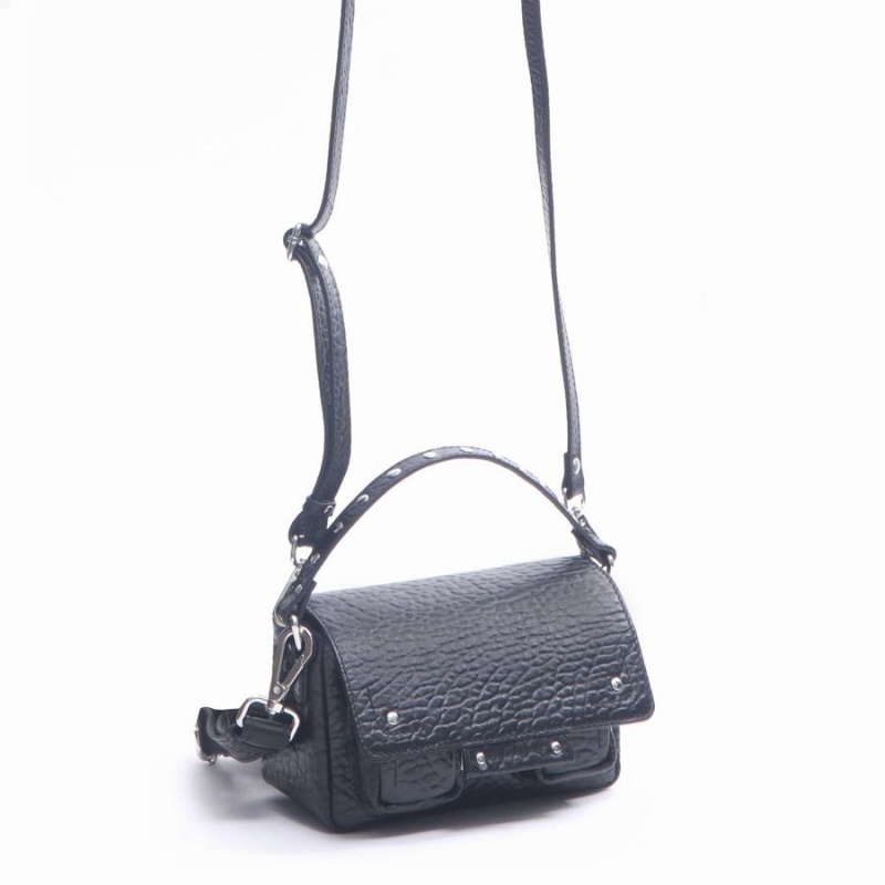 Women's Núnoo Small Honey Nz Sporty Strap Crossbody Bags Black | CXD6338XD