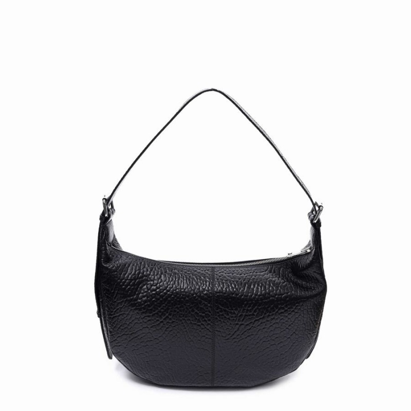 Women's Núnoo Small Stella New Zealand Shoulder Bags Black | UVH9344IC