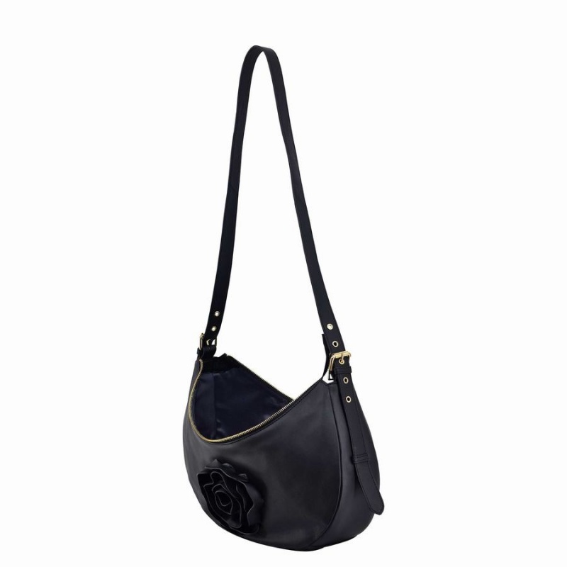 Women's Núnoo Stella Rose Cozy Shoulder Bags Black | OOW7315IF