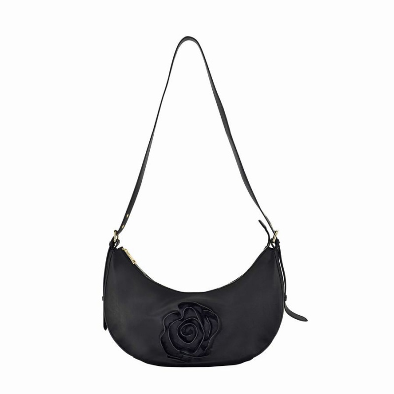 Women\'s Núnoo Stella Rose Cozy Shoulder Bags Black | OOW7315IF